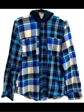 Original Use Plaid Flannel Shacket